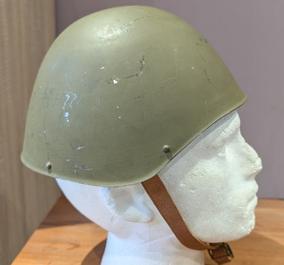 FANTASTIC WW2 GREEK ROYAL ARMY M36 COMBAT HELMET COMPLETE