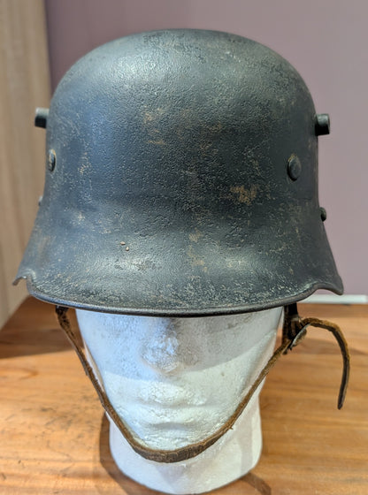 1930s German Army Wehrmacht Transitional Helmet With Decal Remnant