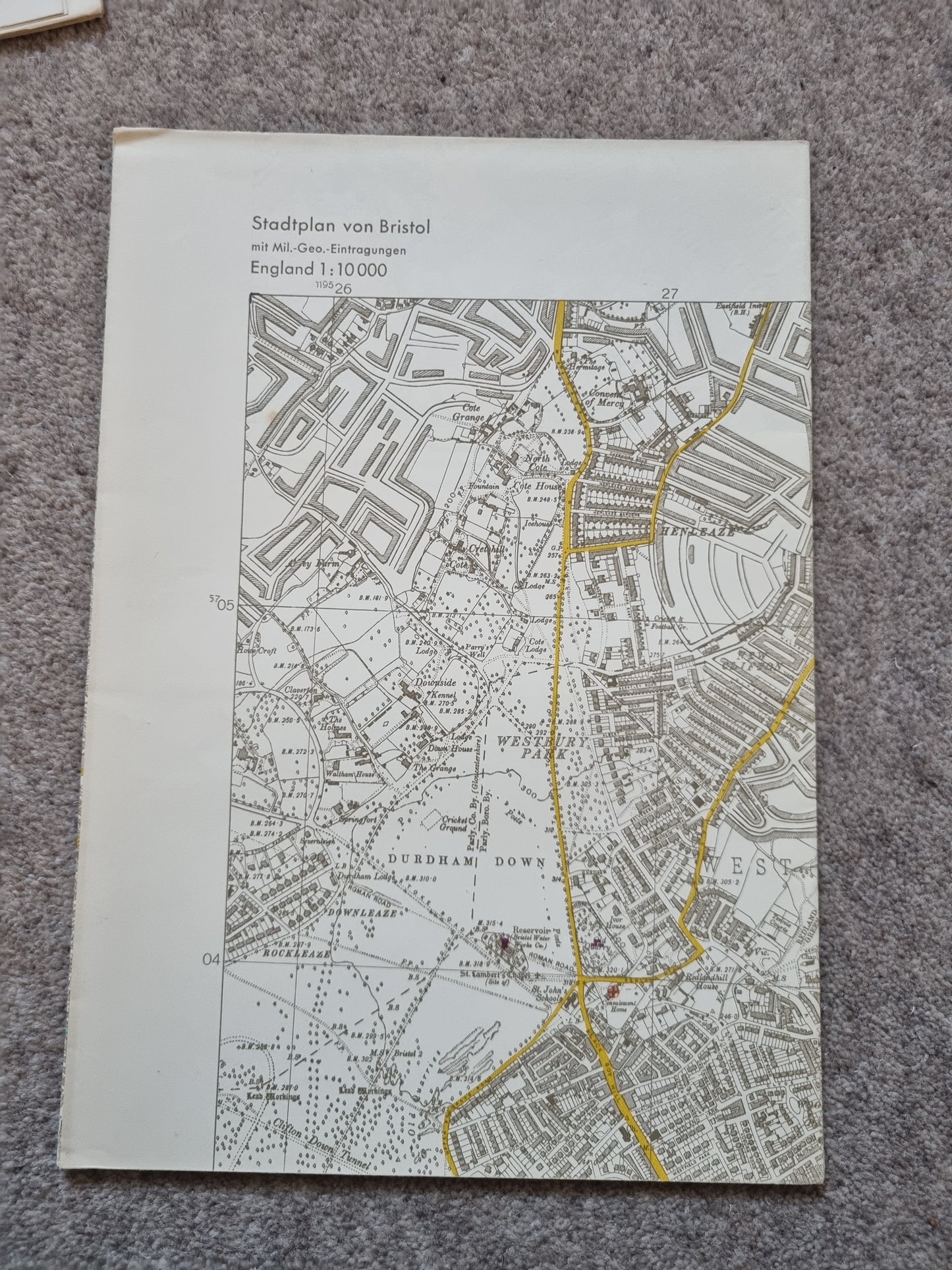 WW2 Operation Sealion German Invasion Map Folder & Objektbilder for South England