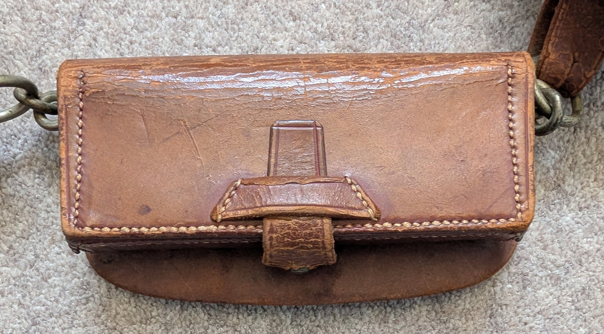 Victorian 2nd Battalion Herts Rifles Leather CrossBelt & Pouch 1881-7