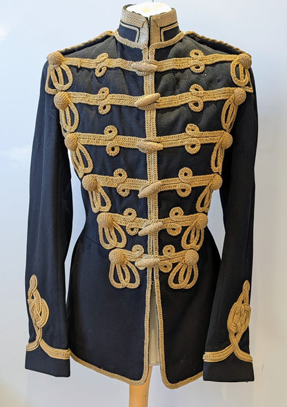 SOLD! Beautiful Original Early 20th Century 18th Hussars Full Dress Frogged Jacket