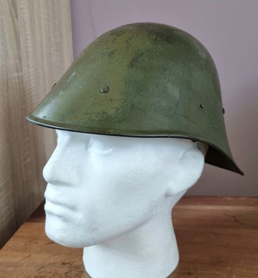 Rare WW2 Dutch Army M27 Steel Helmet