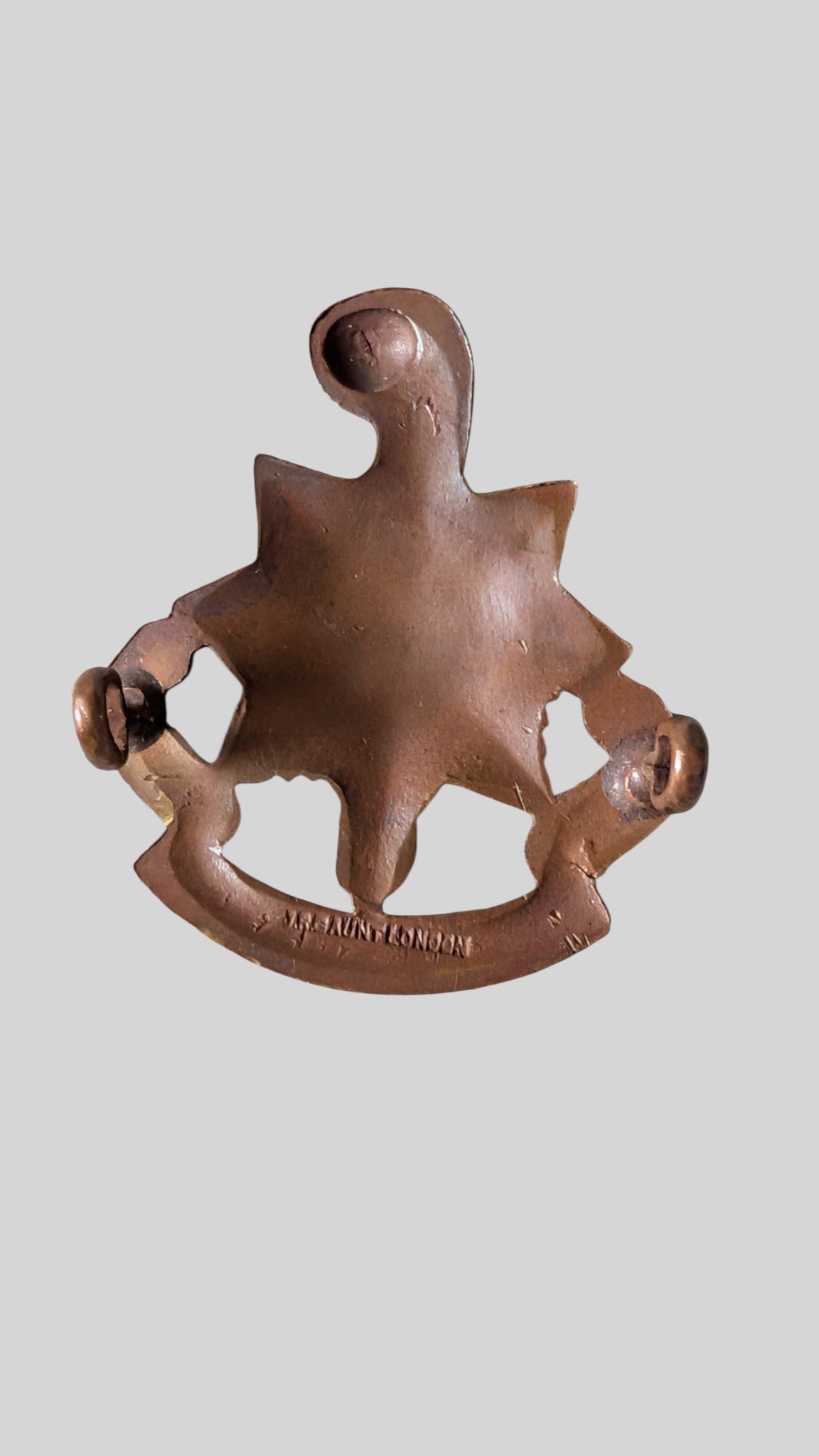 Royal Sussex Regiment Officer's Bronze Collar Badge