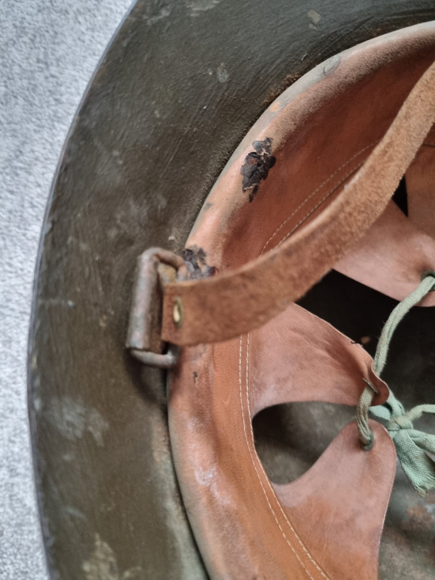 Spanish Civil War Used Czechoslovakian Vz30 Helmet