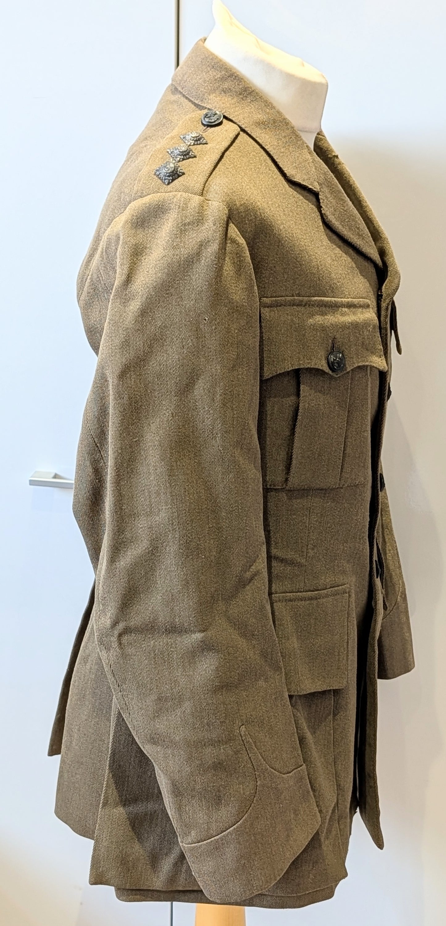 WW1 British Army Captain's Rifle Brigade Uniform Jacket Dated 1918