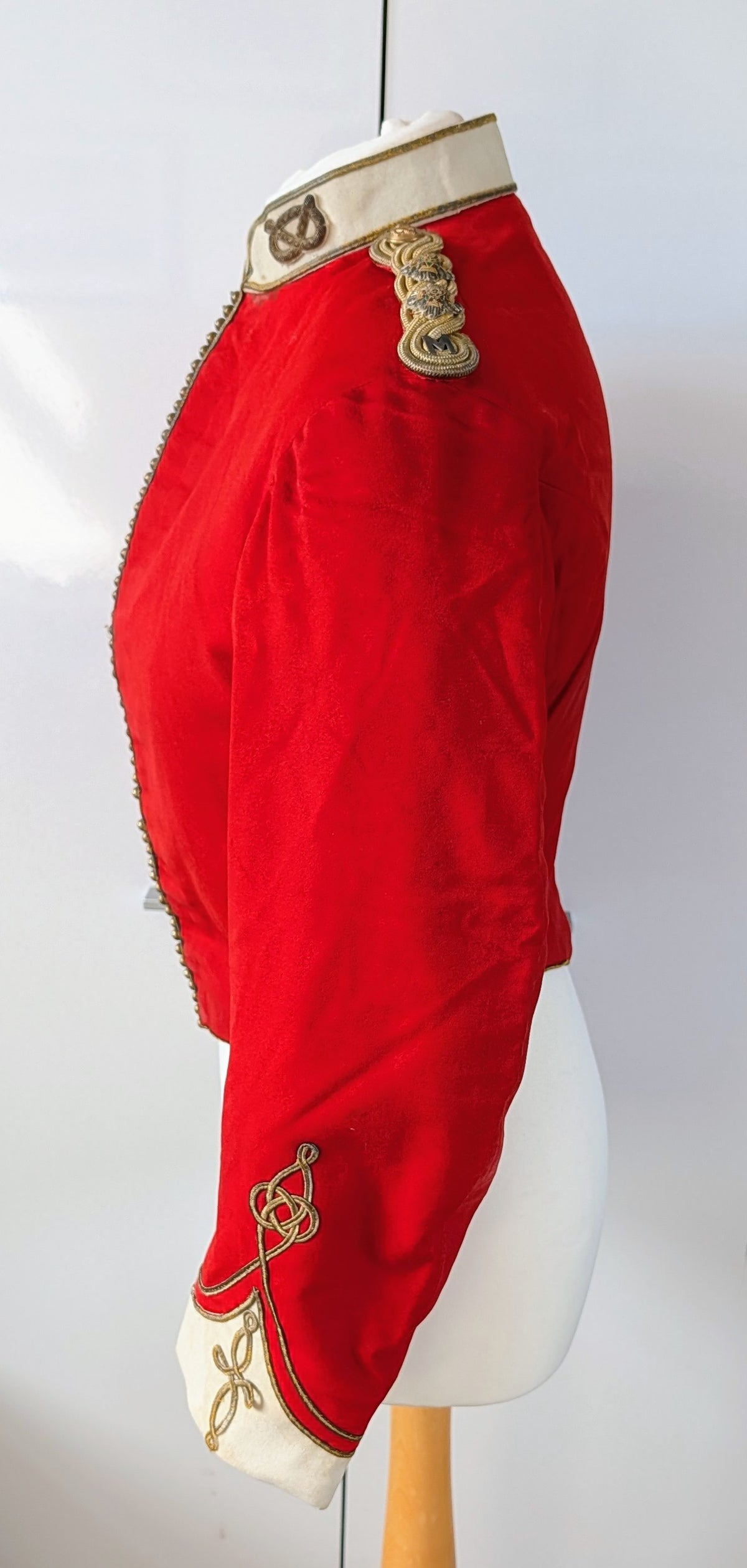Victorian South Staffordshire Scarlet Undress Shell Jacket & Waistcoat