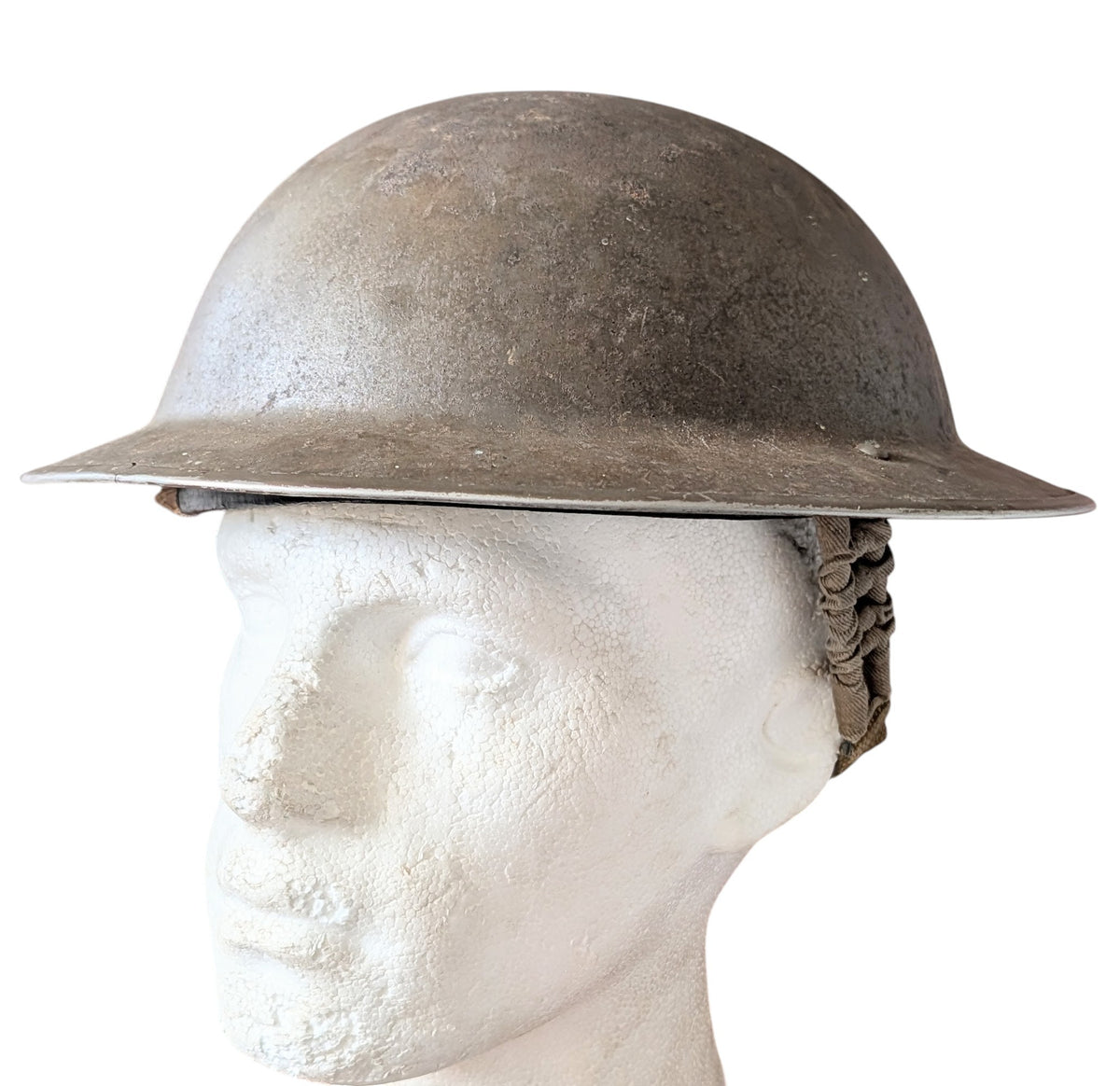 Early WW2 Dunkirk Era British Army Brodie Combat Helmet Dated 1939