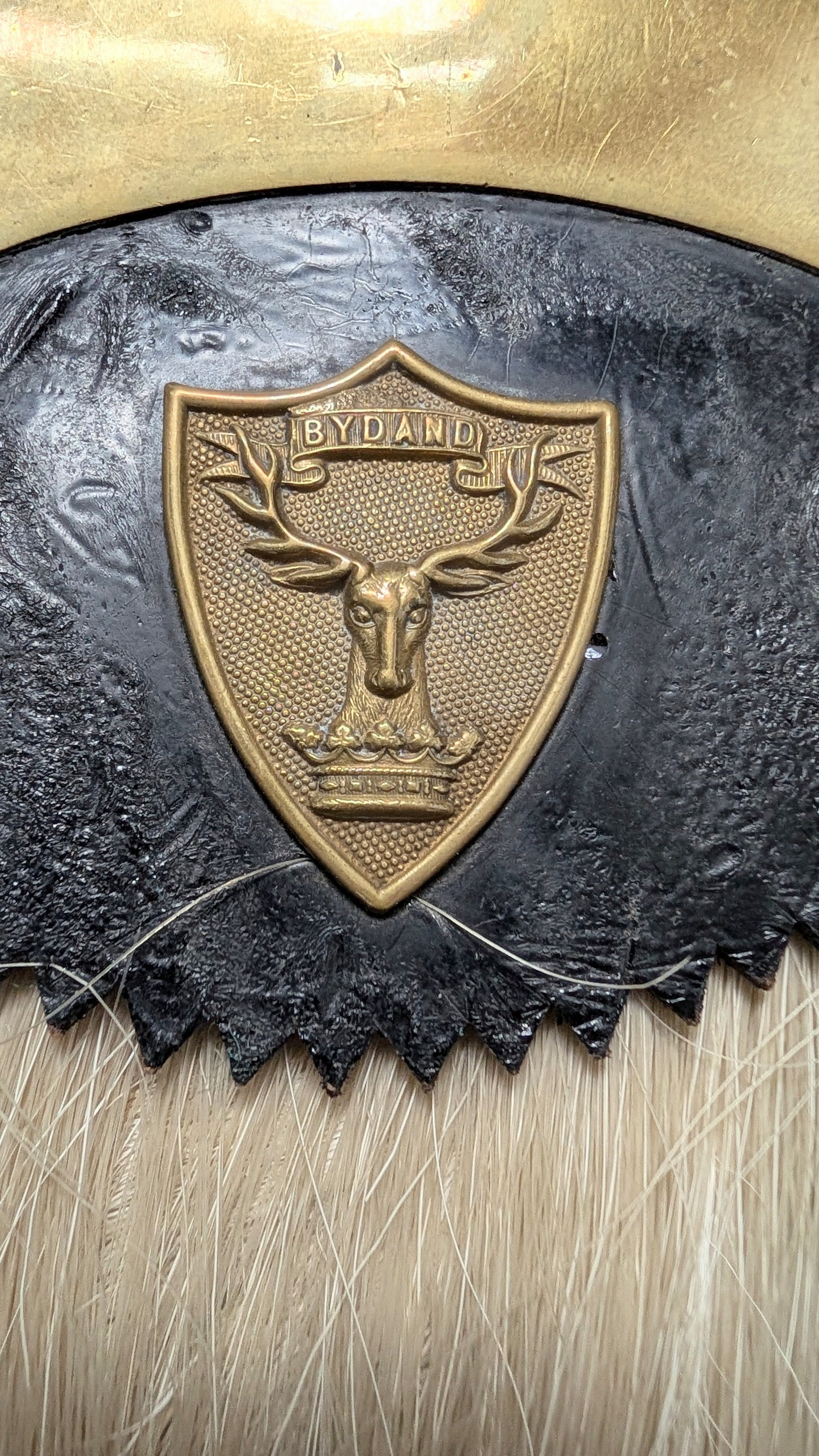 WW1 British Army Gordon Highlanders Sporran & WW1 War Medal - Both Named to William A Osborne