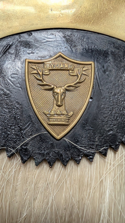 WW1 British Army Gordon Highlanders Sporran & WW1 War Medal - Both Named to William A Osborne