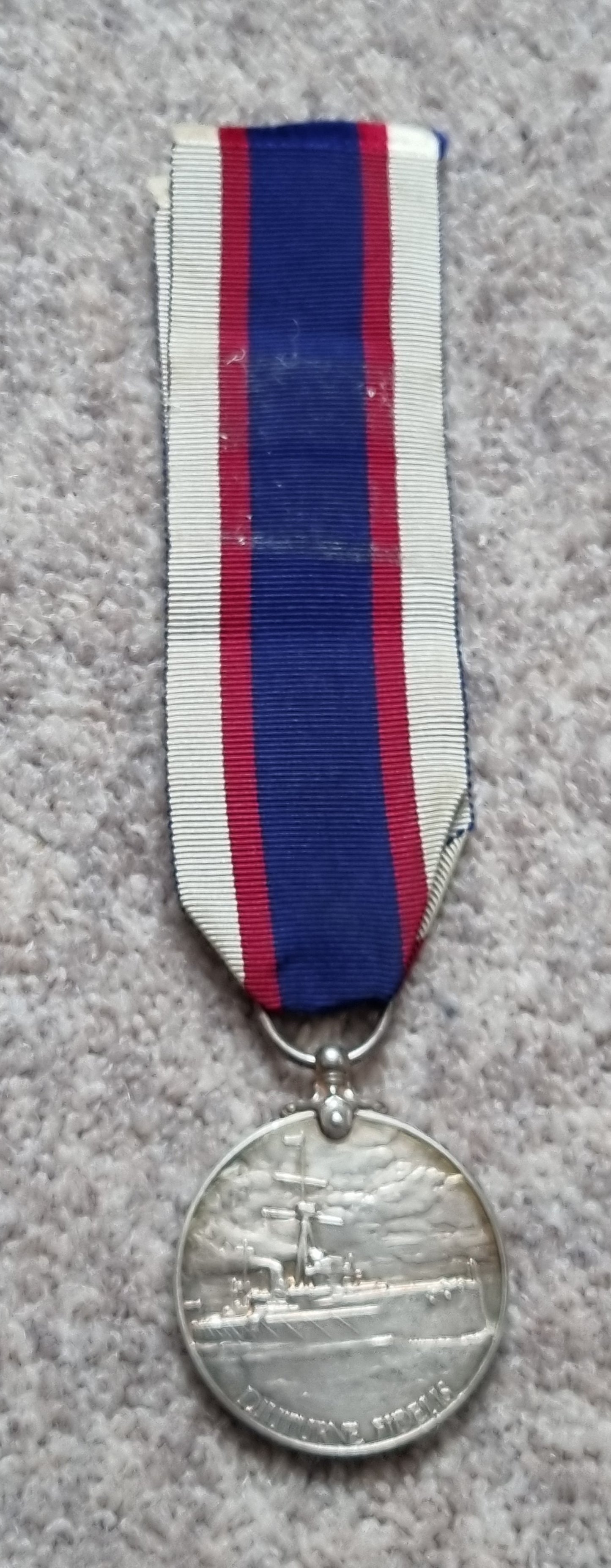 SOLD! WW1 British Navy Long Service Medal Quartet to J E Legard