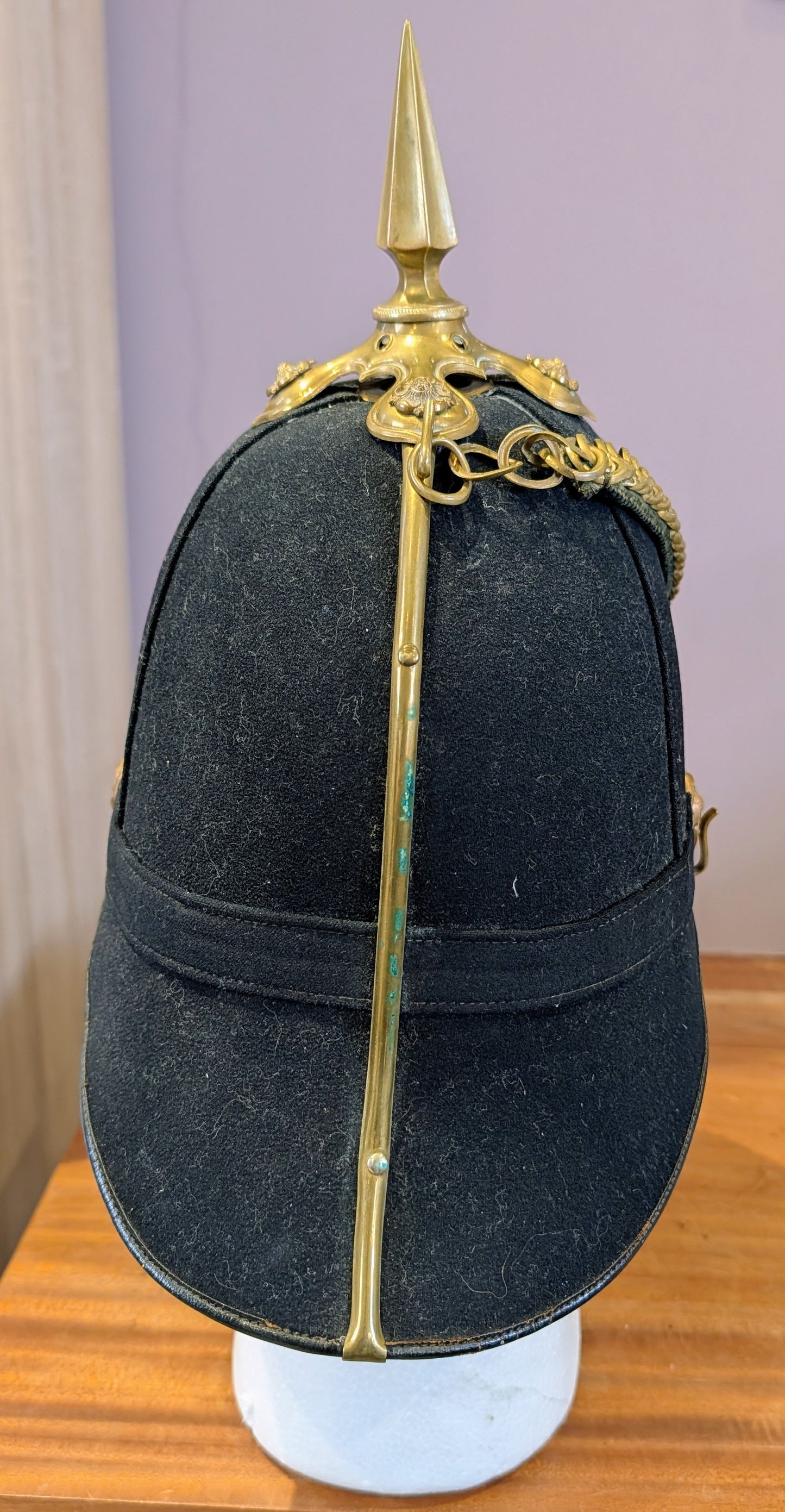 SOLD! Victorian South Staffordshire Home Service Helmet & Major's Scarlet Uniform