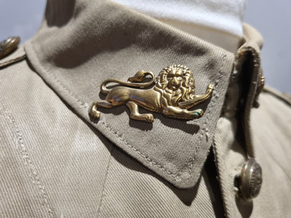 SOLD! WW2 Tropical KD Uniform collection with Jacket Trousers Badges Dog Tags Papers KORL - George Butterworth