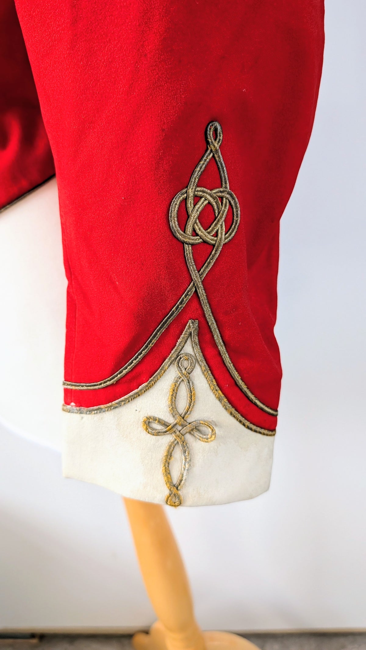 Victorian South Staffordshire Scarlet Undress Shell Jacket & Waistcoat
