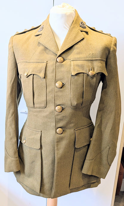 WW1 British Army Captain's Uniform Jacket Royal Army Medical Corps RAMC Named