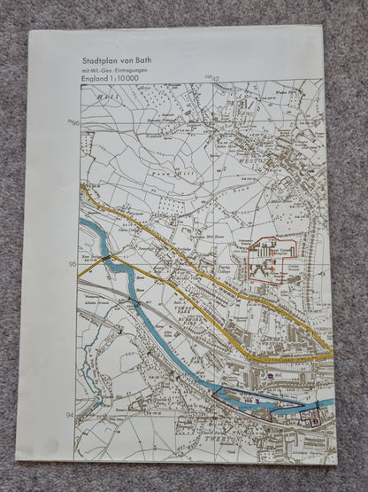 WW2 Operation Sealion German Invasion Map Folder & Objektbilder for South England