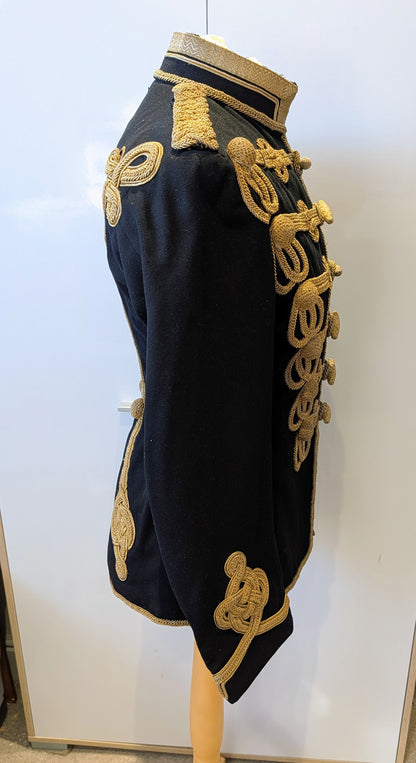 SOLD! Beautiful Original Early 20th Century 18th Hussars Full Dress Frogged Jacket