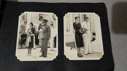 SOLD! WW2 RCAF Flying Log Book E  W Burchett With 2 Of His Photo Albums