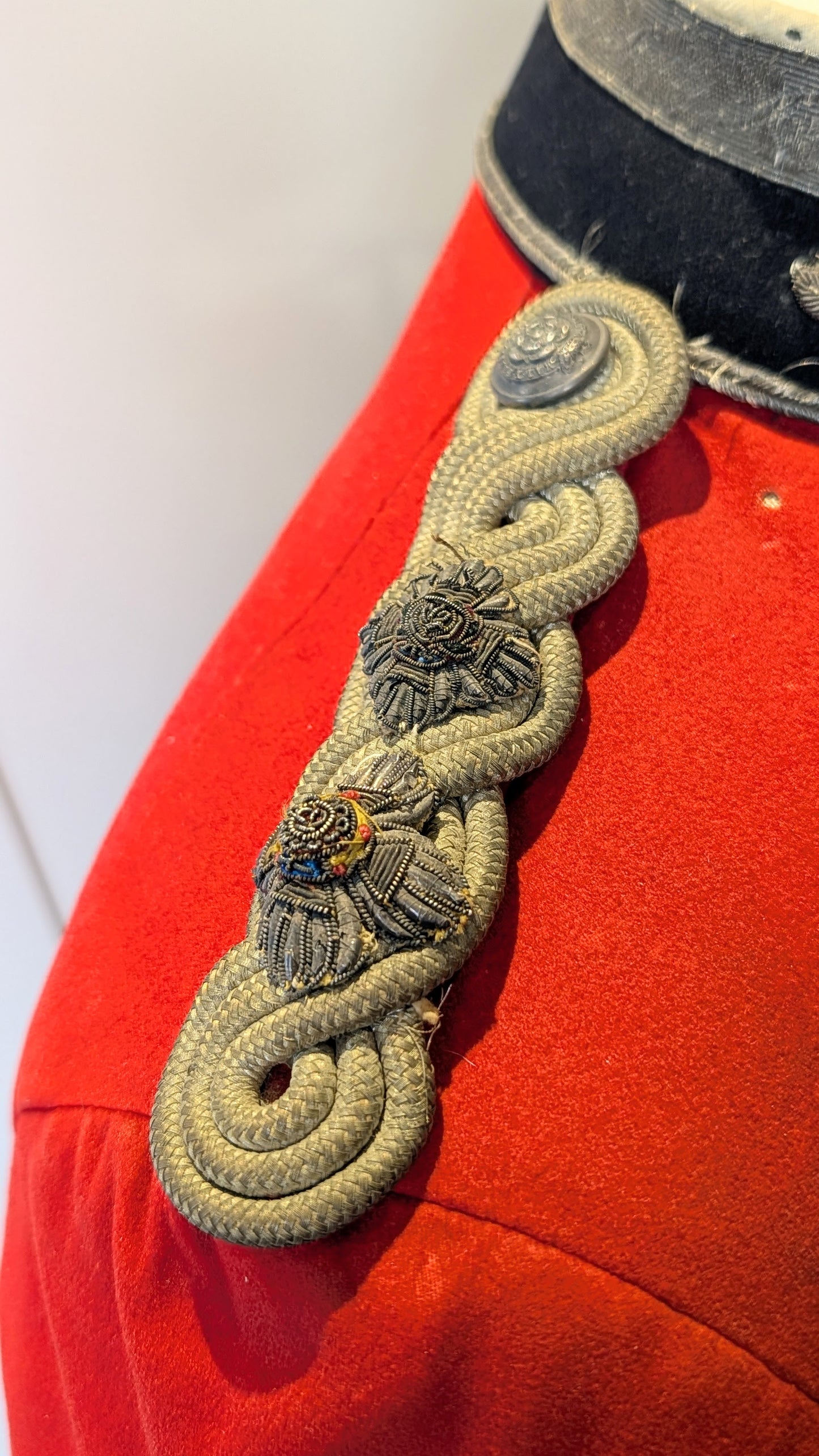 Victorian 1st Volunteer Battalion Royal Fusiliers Scarlet Jacket, Belt & Crossbelt Named to H R B Hickman