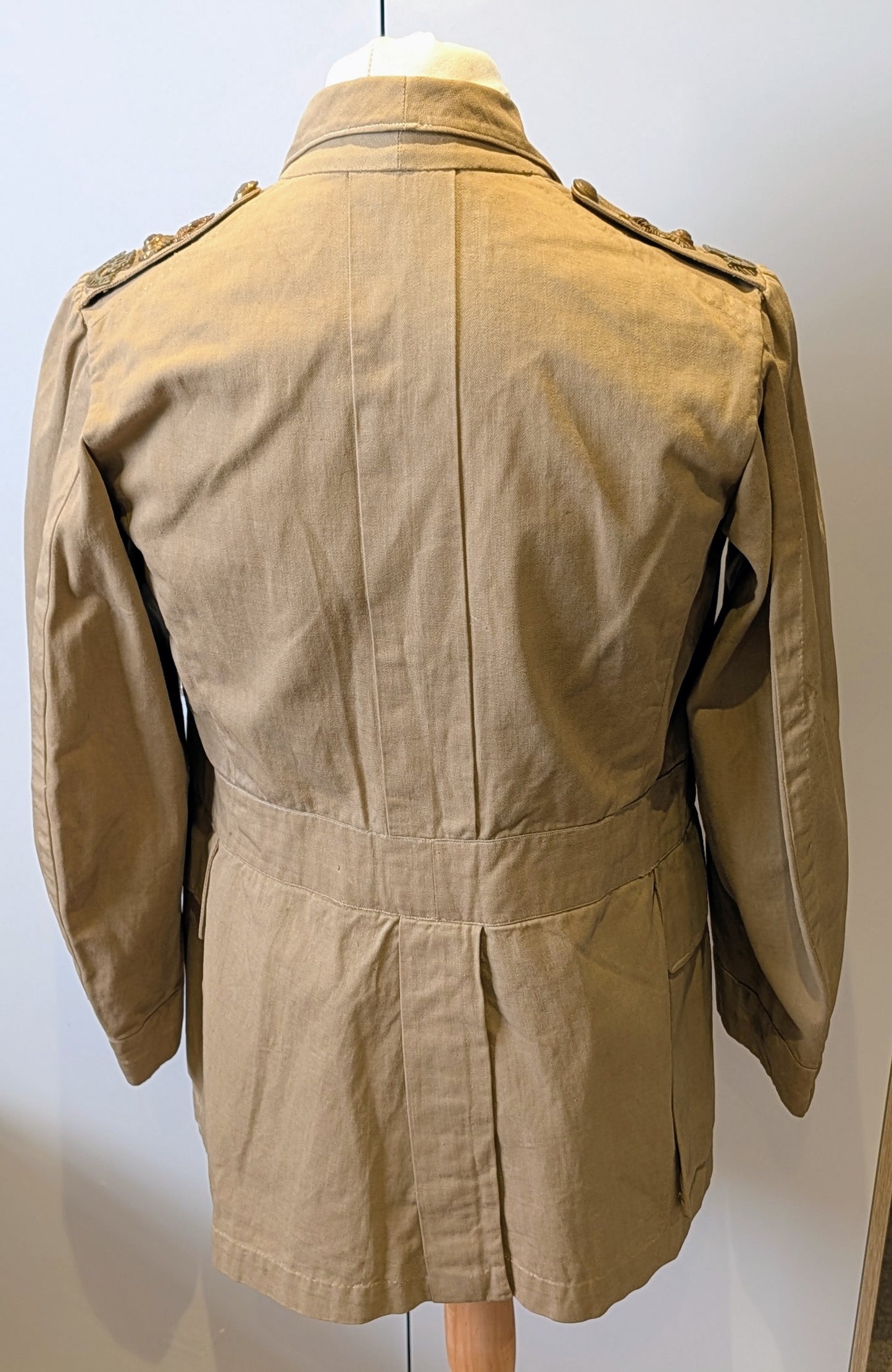 WW1 Era Indian 126th Baluchistan Regiment Lieutenant Colonel's Khaki Drill KD Jacket