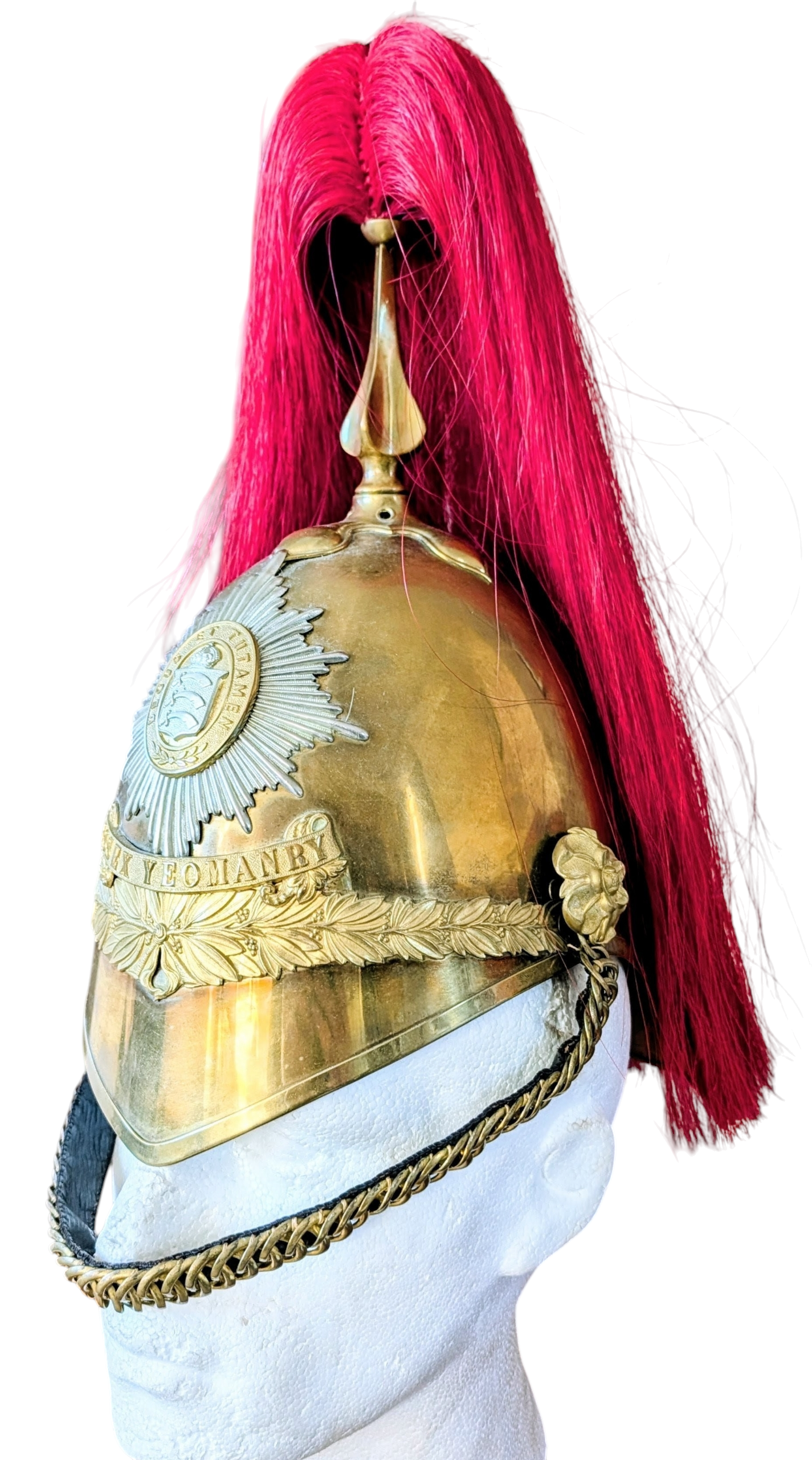 Beautiful Edwardian Essex Yeomanry Cavalry Officer Helmet 1871 Pattern