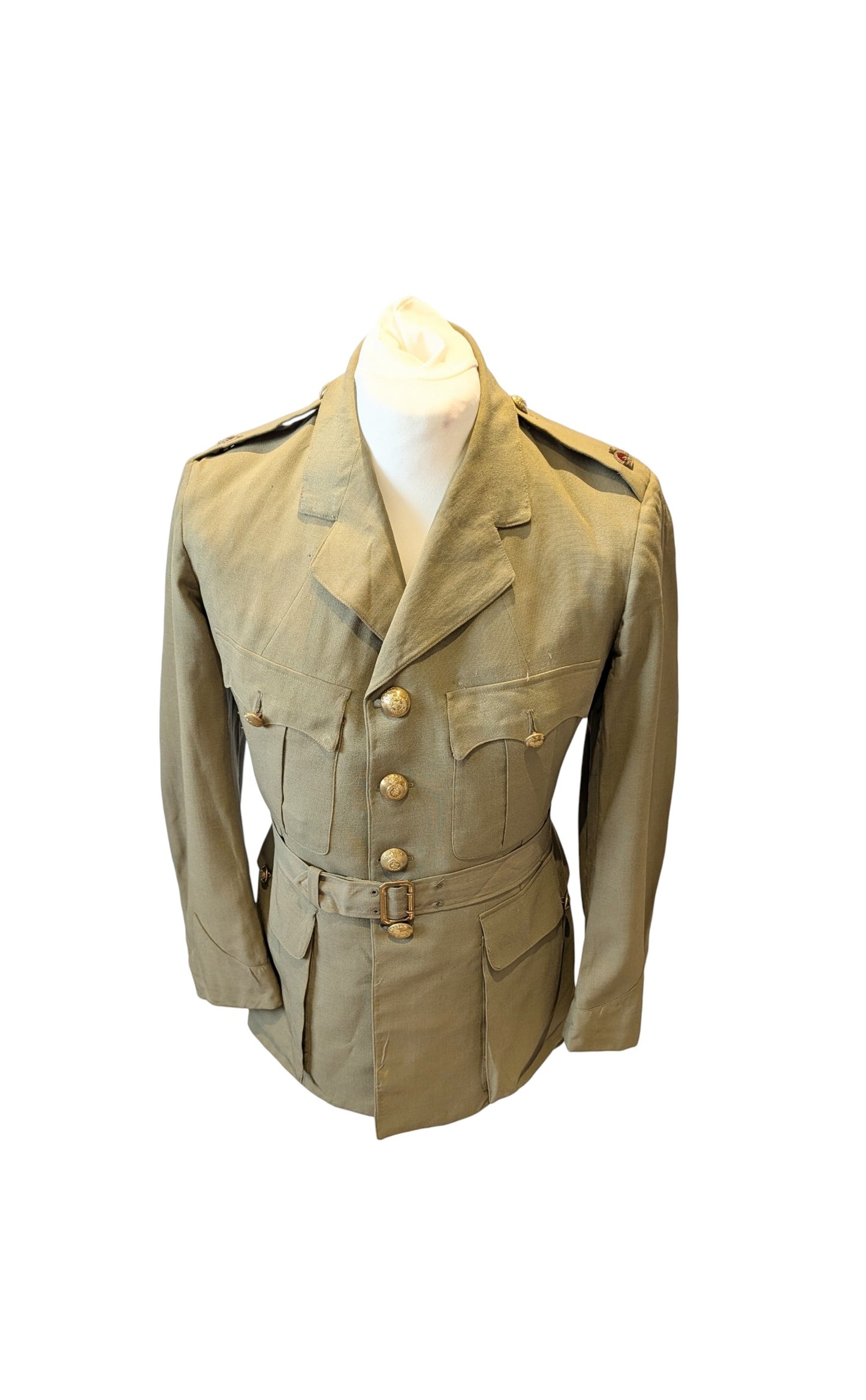 WW2 Royal Canadian Army Major's Tropical Khaki Dress Jacket, Named & dated 1942