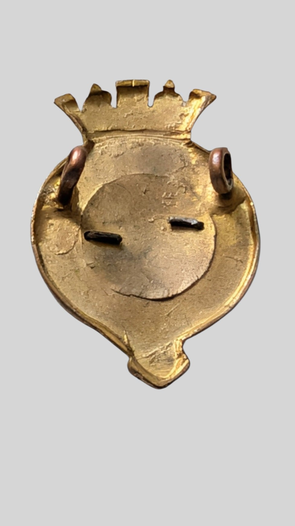 Duke Of Lancaster's Own Regiment Officer's Gilt Bimetal Cap Badge