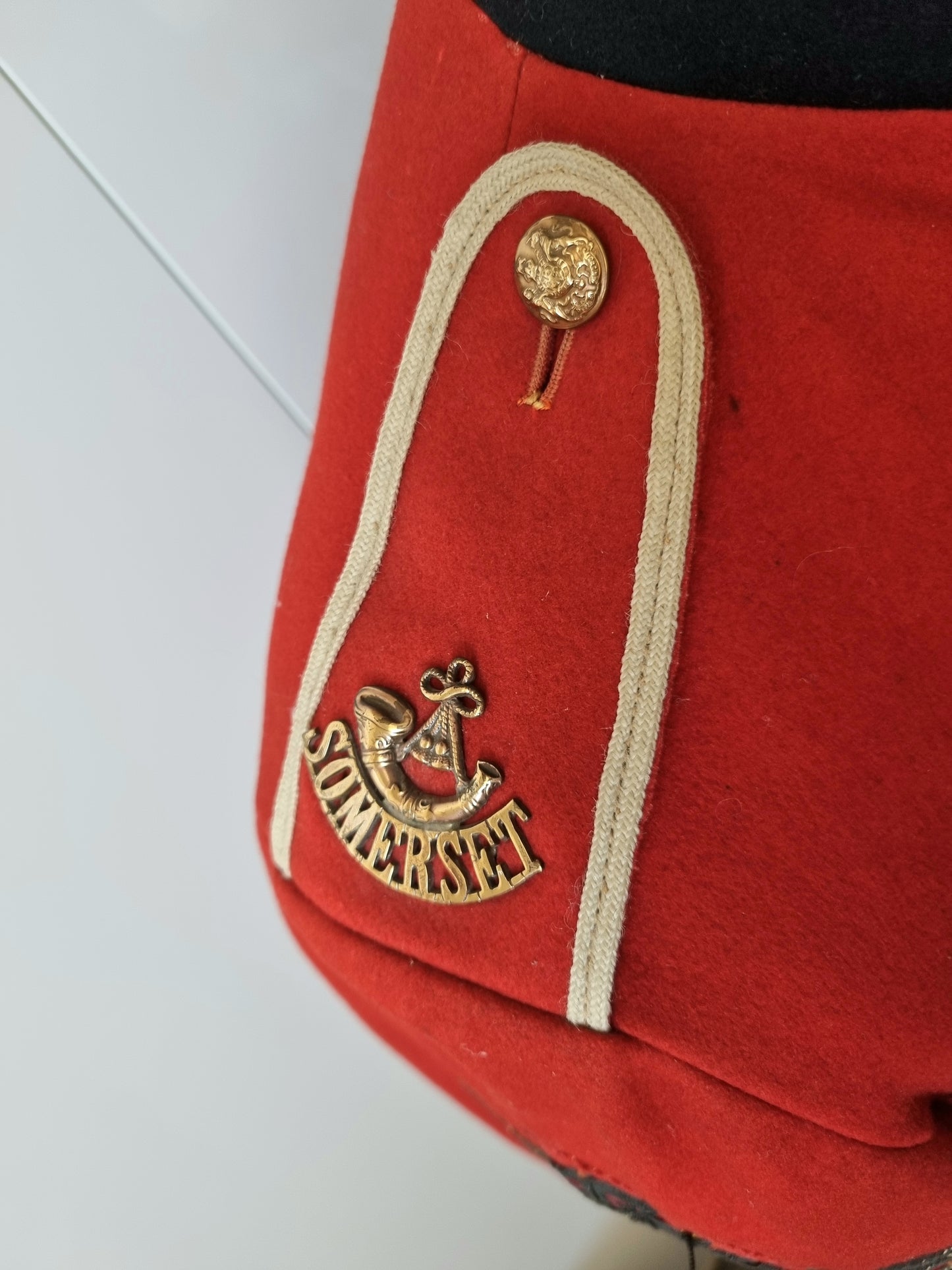 Pre-WW1 (Edwardian) Somerset Light Infantry Sergeant’s Scarlet Tunic & Trousers