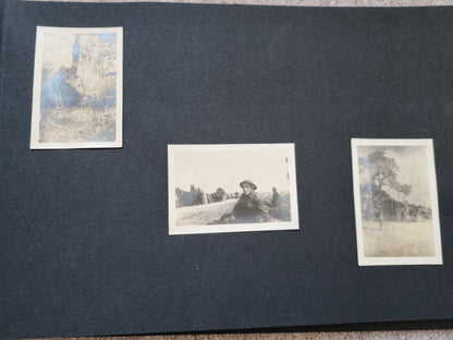 SOLD! Rare WW1 US Army Soldier's Photo Album Plus Ephemera - 125 Photos