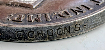 WW1 British Army Gordon Highlanders Sporran & WW1 War Medal - Both Named to William A Osborne