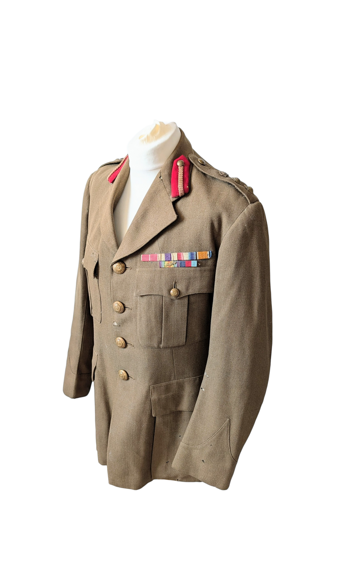 WW2 Royal Engineers Colonel's Uniform Service Jacket OBE MC WW1 MID