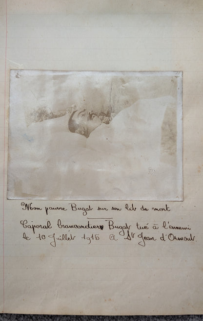 Unique WW1 French Army & Air Force Photo Album, Service Documents and Field Post Set to a Front Line Medic & Then Combat Pilot