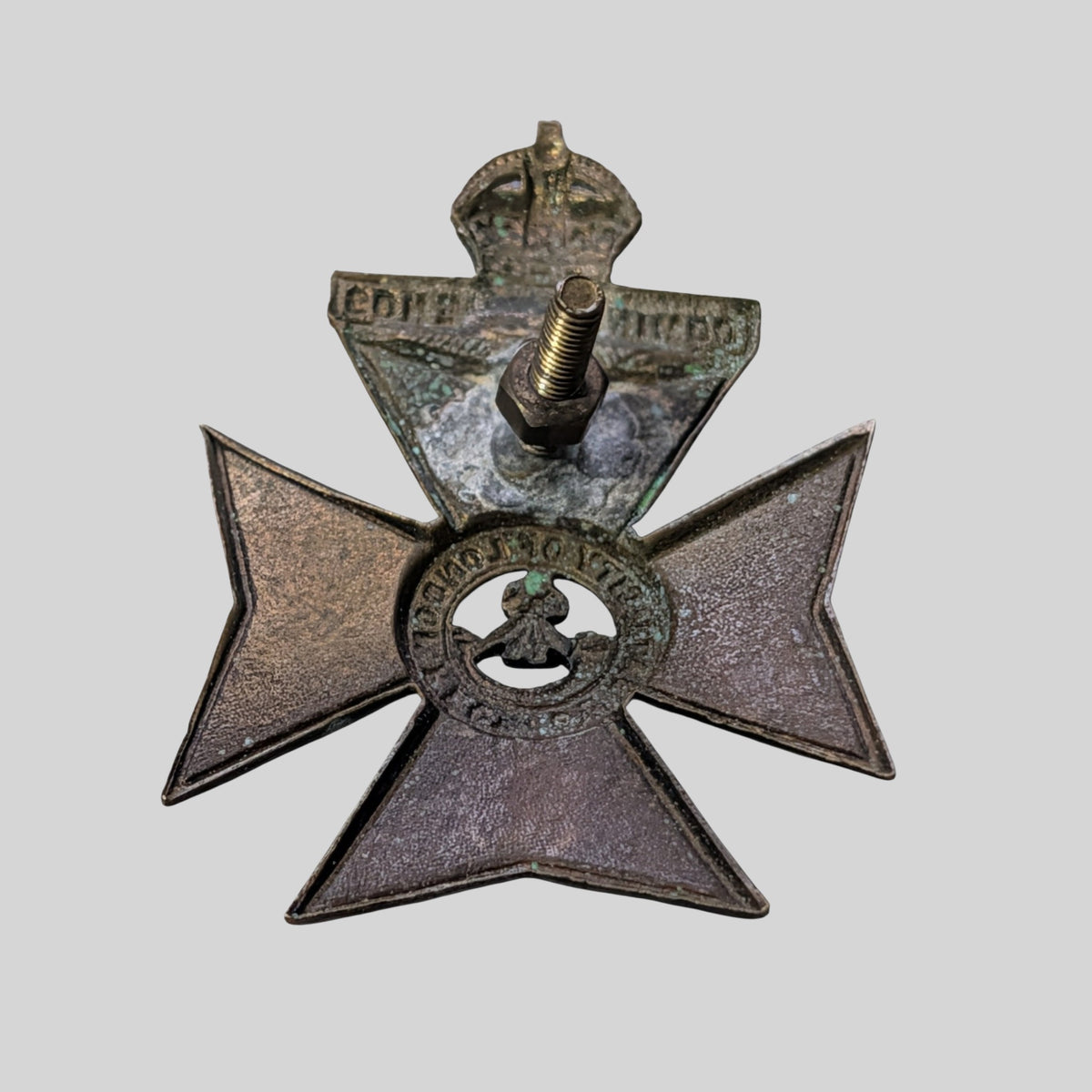 6th City Of London Battalion The London Regiment Blackened Pouch Badge