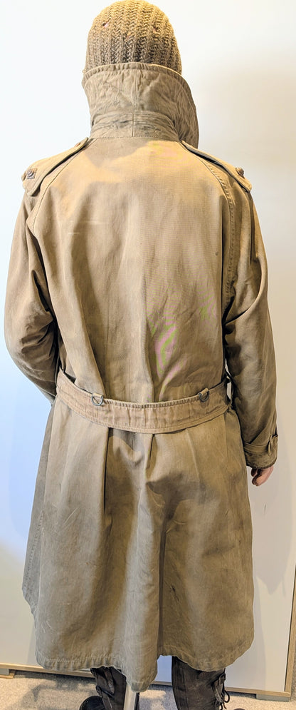 SOLD! Rare WW1 Burberry Officers Private Purchase Trench Coat with button-in Woollen Liner & Balaclava