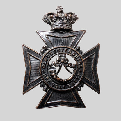 2nd Volunteer Bn Gloucestershire Regiment Home Service Helmet Plate