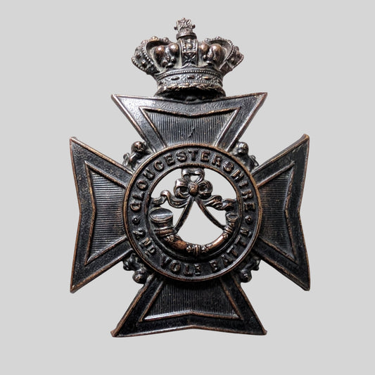 2nd Volunteer Bn Gloucestershire Regiment Home Service Helmet Plate