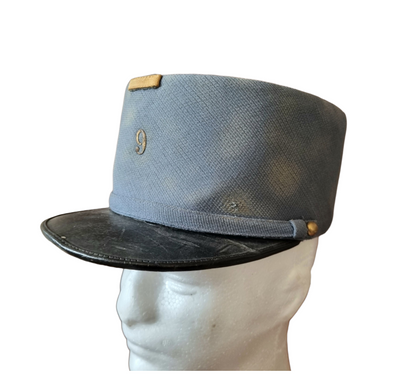 Rare WW1 Horizon Blue  French Army 9th Infantry 2nd Lieutenant Kepi Cap