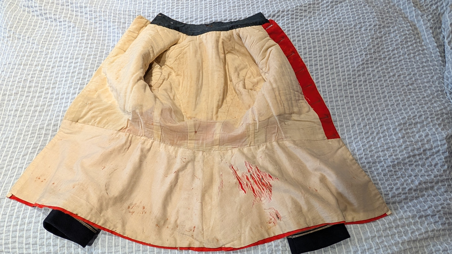 Victorian 1st Volunteer Battalion Royal Fusiliers Scarlet Jacket, Belt & Crossbelt Named to H R B Hickman