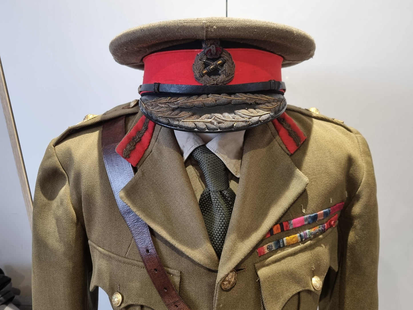 WW1 Complete Uniform With Cane, Sam Browne  & Boots Major General Francis Adrian Wilson CMG Royal Artillery