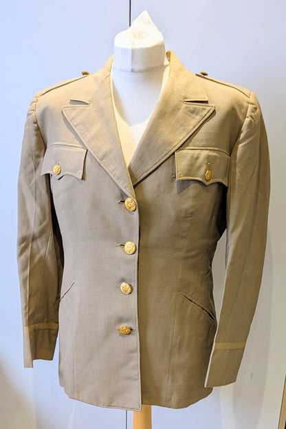 Fantastic And Rare WW2 Summer US WAC Womans Sub-Lieutenant Uniform Jacket