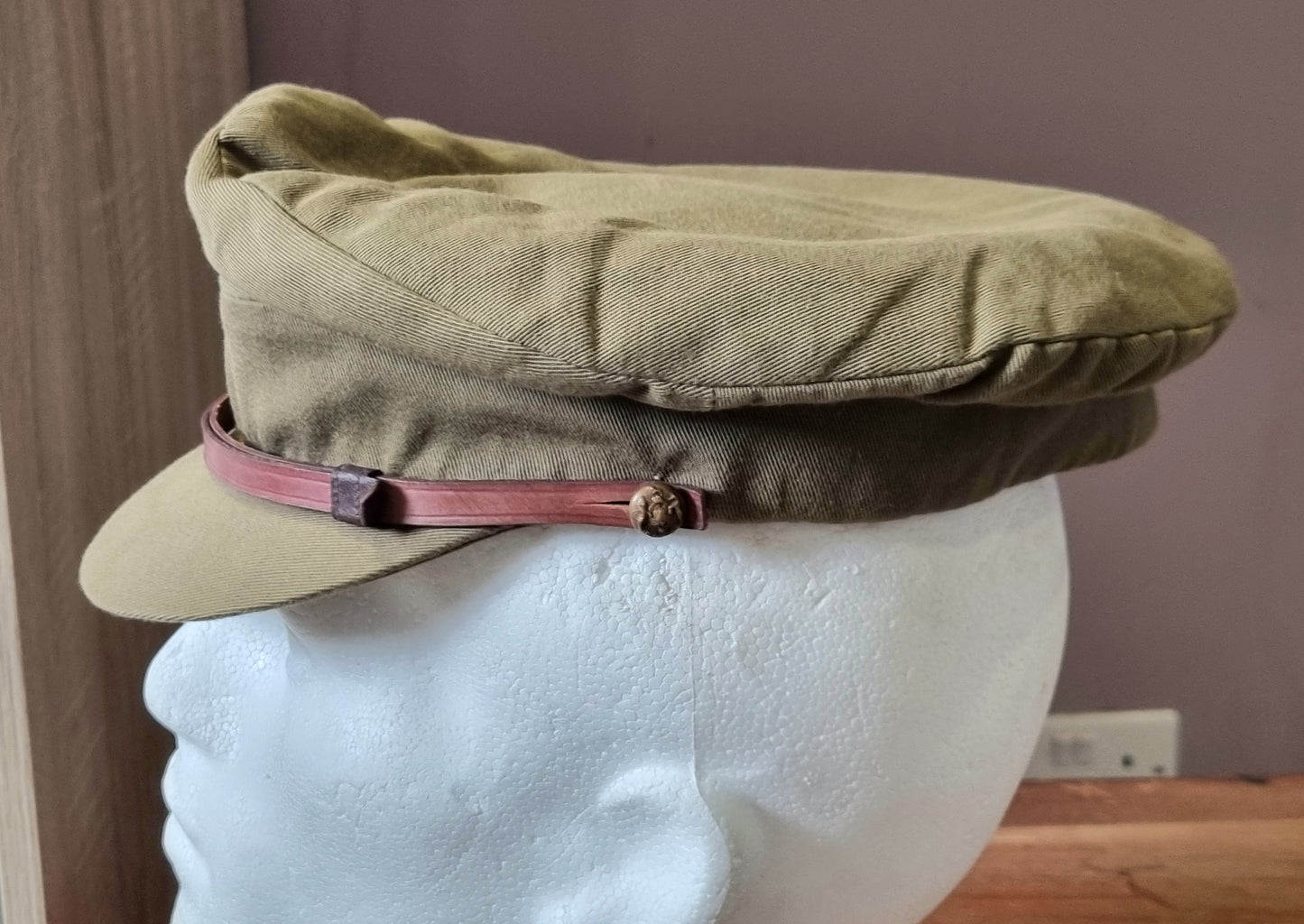 SOLD! Fantastic Rare WW1 Royal Flying Corps RFC Floppy Visor Trench Cap