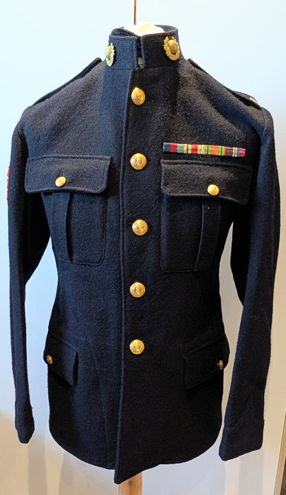 Pre 1953 Royal Marines Colour Sergeant No1 Dress Tunic WW2 Veteran