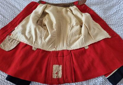 Pre-WW1 (Edwardian) Somerset Light Infantry Sergeant’s Scarlet Tunic & Trousers