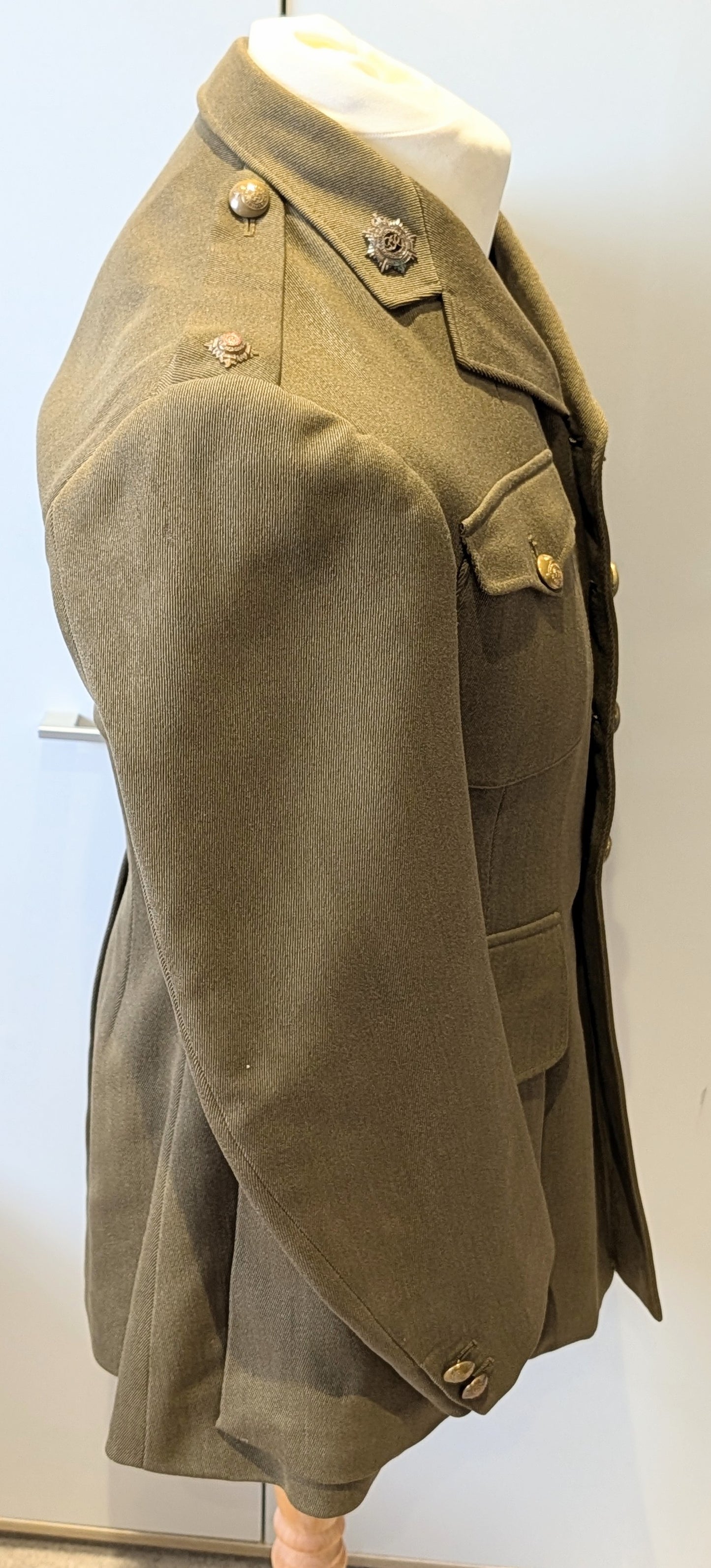 Lovely WW2 1939 Saville Row RASC 2nd Lieutenant's Jacket - S Mitchell