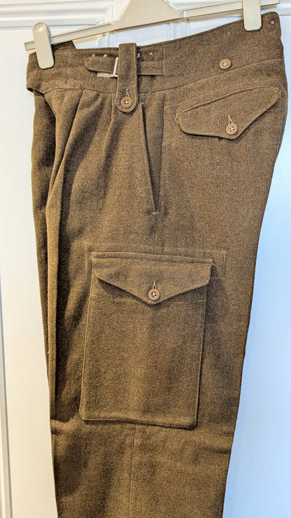 1954 British Army Royal Marine Commando Battledress & Trousers Named