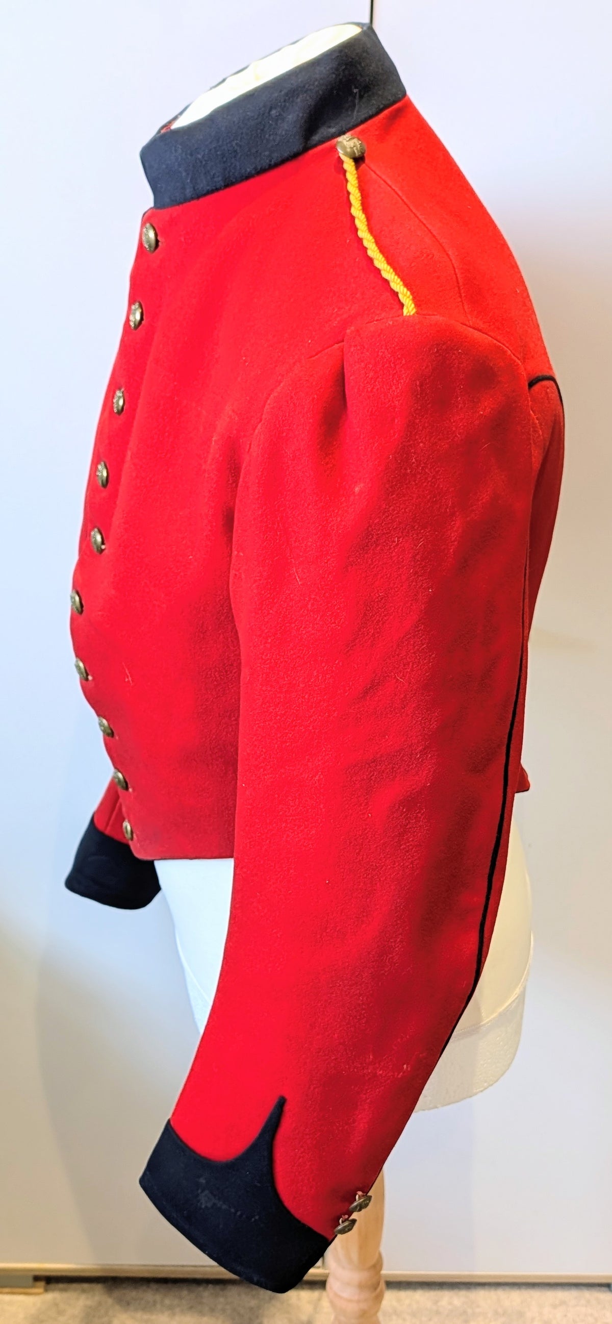 SOLD! Rare Victorian British Army 16th Lancers Scarlet Wool Stable Jacket