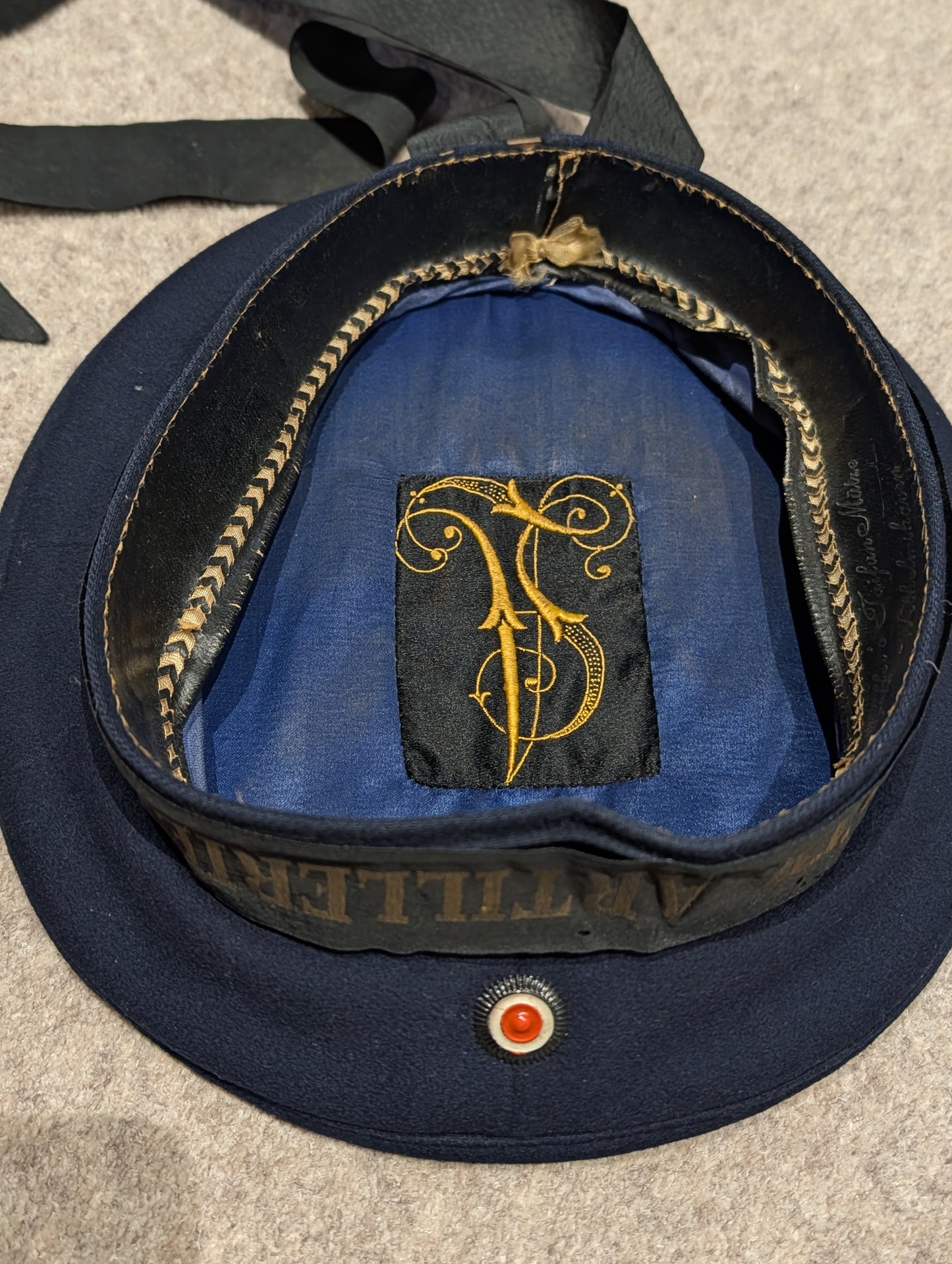 Very Rare pre WW1 imperial German Navy (Kaiserliche Marine) Ratings Cap