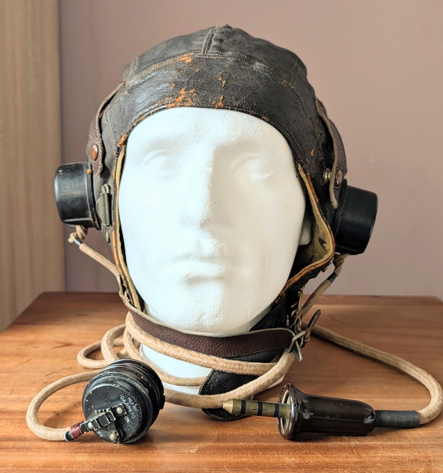 WW2 RAF Flying Suit, Helmet, Flying Log Book, Medals Set - F G CROFT