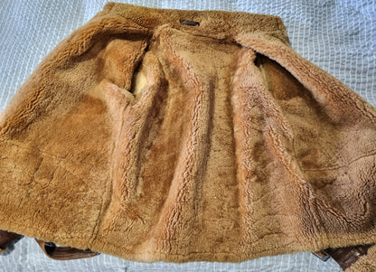 Fantastic Korean War Era 1950s RAF Irvin Sheepskin Flying Jacket