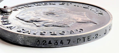SOLD! WW1 British Medal Duo - Private John Rowntree RFC / RAF - Died In Service