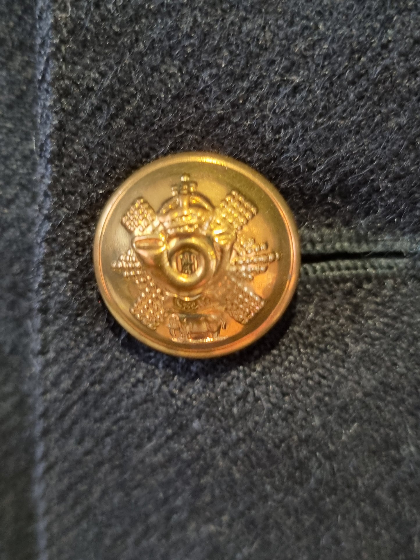 Rare WW1 Highland Light Infantry HLI Major's Cutaway No 1 Blue Dress Jacket - Named